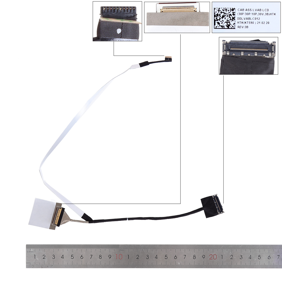 Picture of New LCD Display Screen Cable Replacement  For Lenovo ThinkBook 15-IIL IML V340-15IML IIL 5C10S30016.